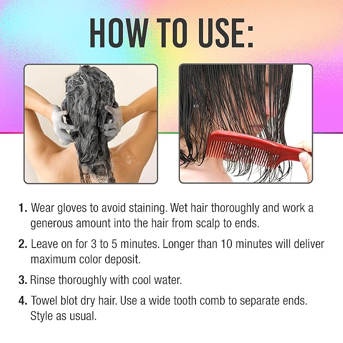 Punky Colour 3-in-1 Hair Color Depositing Conditioner & Hair Cleanser - Metaluminous, Restores & Adds Shine to Faded Hair, 8.5 fl oz.