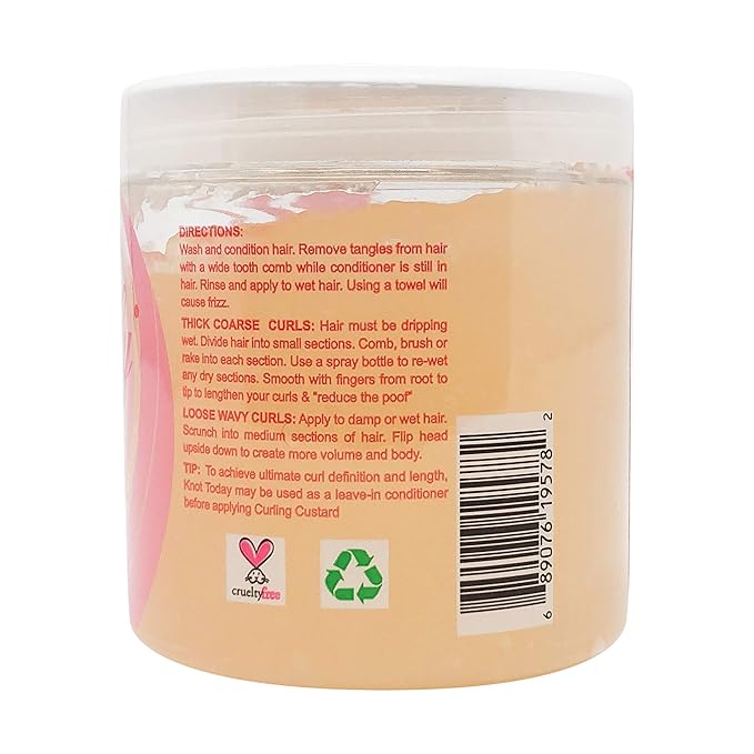 Kinky Curly Curl Custard Gel, 8 oz