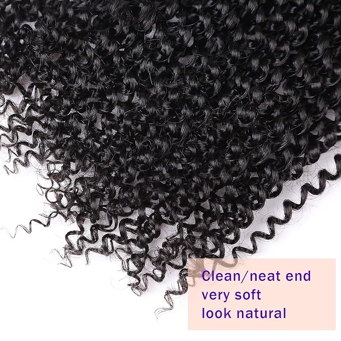 Lady Miranda Passion Twist Hair 18 Inch Jerry Curl Crochet Hair 3X Braid Hair Passion Twist Crochet Hair for Black Women Afro kinky Curly Braiding Hair Extensions (1B#)