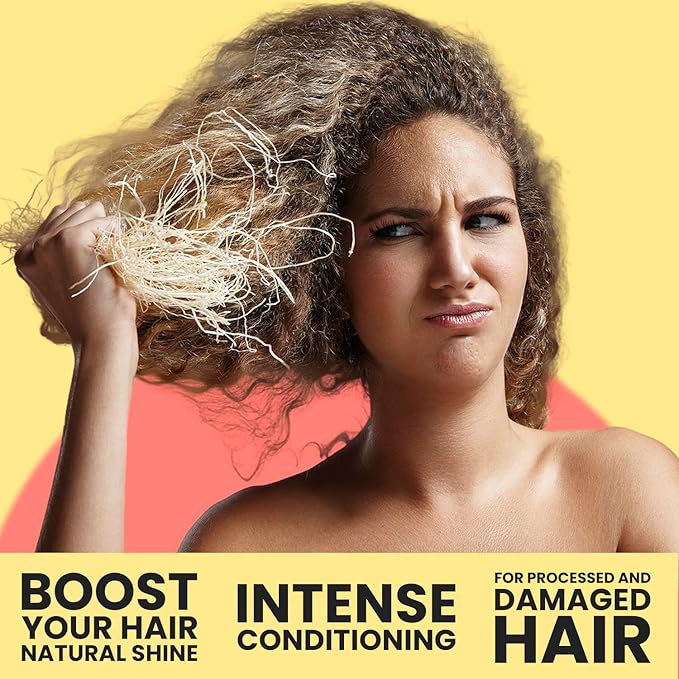 Nuva Botanicals Bond Repair Hair Treatment for Dry Damaged Hair - Intense Conditioning Shampoo and Conditioner Set Hair Bonding Treatment with Salicylic Acid, Vitamin B5, Citric Acid(6.8 fl oz each)