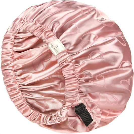 YANIBEST Silk Bonnet Satin Bonnet for Sleeping Women Men, Adjustable Double Layer Hair Bonnet for Curly Braids Reduce Frizz