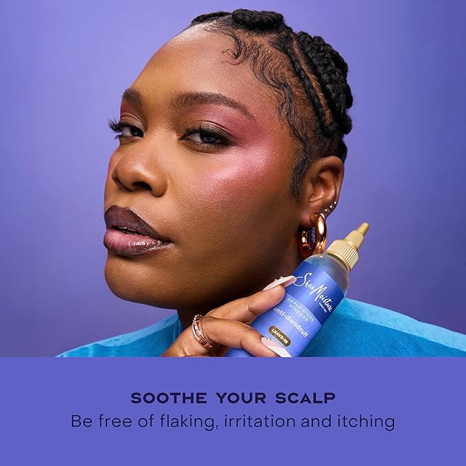 SheaMoisture Anti-Dandruff Leave-In Apple Cider Vinegar & Salicylic Acid To Soothe Scalp System for a Healthier Scalp 4 oz