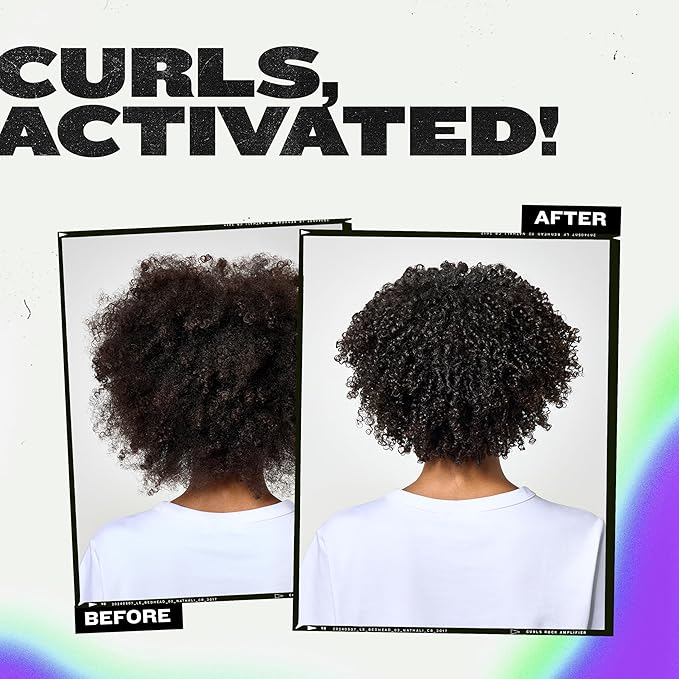 TIGI Bed Head Curls Rock Amplifier Curl Cream for Definition and Enhancement of All Curly Hair Types, 3.38 fl oz