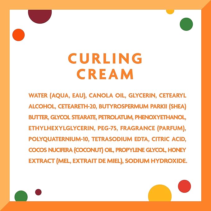 Cantu Care for Kids Paraben & Sulfate-free Curling Cream with Shea Butter, 8 oz (Pack of 3)