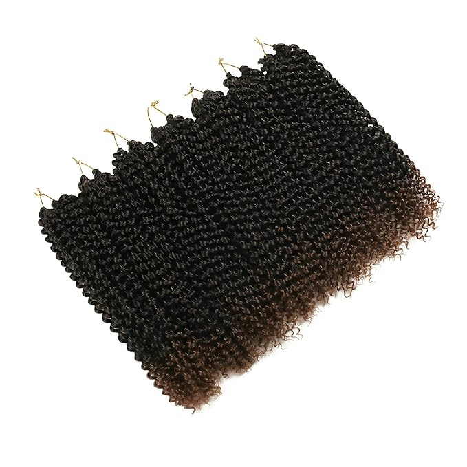 RIHANNAHAIR 7 Packs Passion Twist Hair 12 Inch Pre Looped Water Wave Crochet Hair Spring Twist Bohemian Braids for Black Women