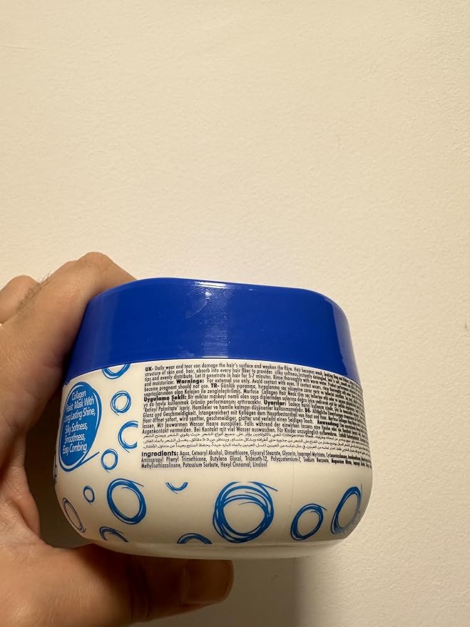 Morfose Professional Milk Therapy Hair Mask for Dry, Damaged, or Brittle Strands, 12 Essential Amino Acids, and Proteins, Fuller Healthier, Softer look, (large, 16.9 Fl Oz) (Collagen)