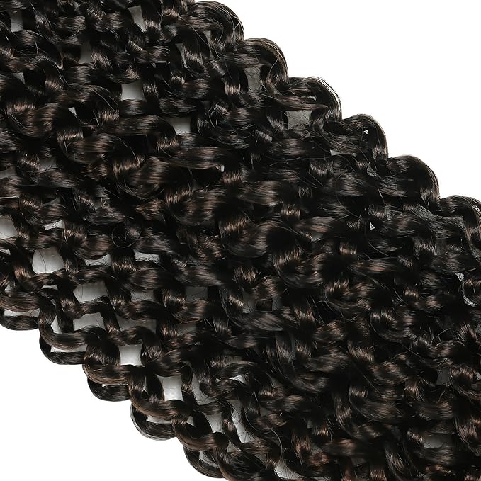 RIHANNAHAIR 7 Packs Passion Twist Hair 18 Inch Pre Looped Water Wave Crochet Hair Spring Twist Bohemian Braids for Black Women