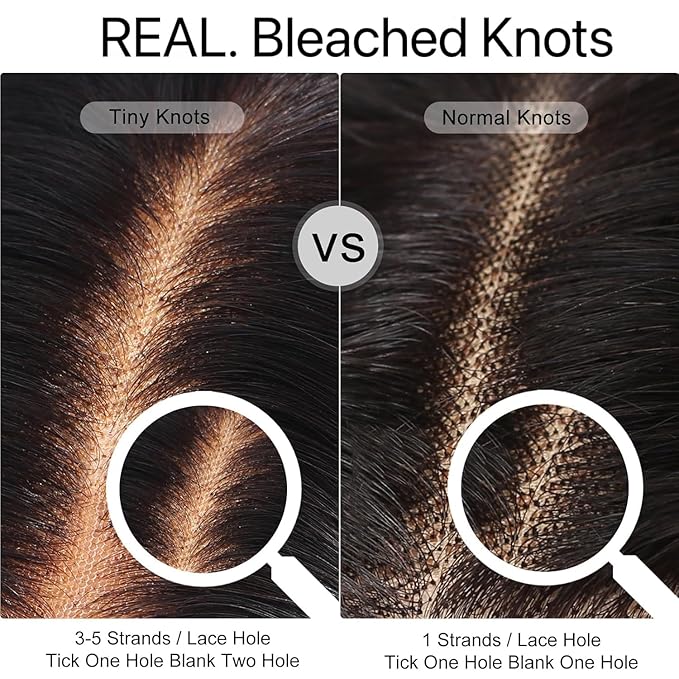 UMEGOOD Bob Wig Human Hair 13x4 HD Lace Frontal Short Straight Lace Front Wigs Human Hair Pre Plucked Bob Wigs for Black Women 200% Density Natural Black 10 Inch