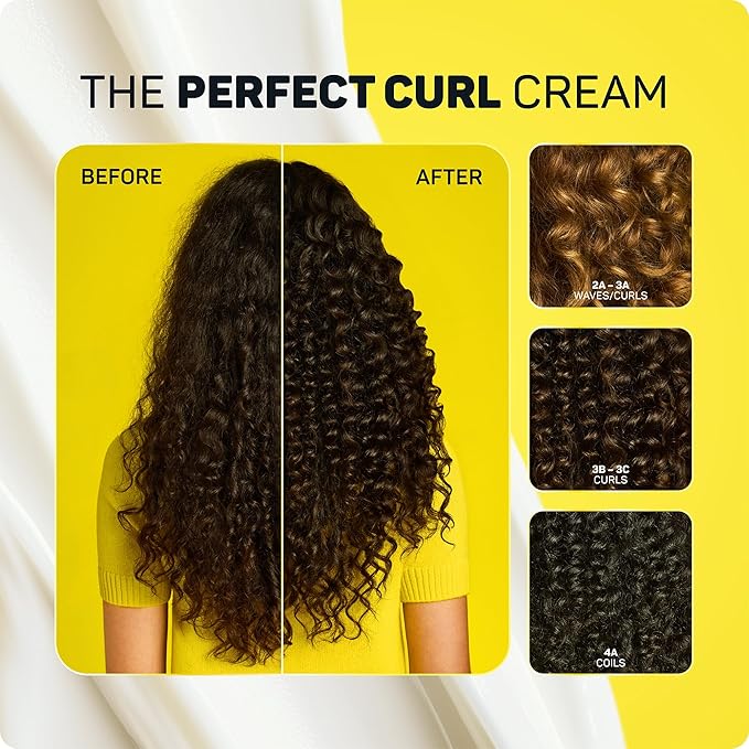 Marc Anthony Curl Cream with Shea Butter & Oils Defines & Softens Curly & Wavy Hair, Set of 2