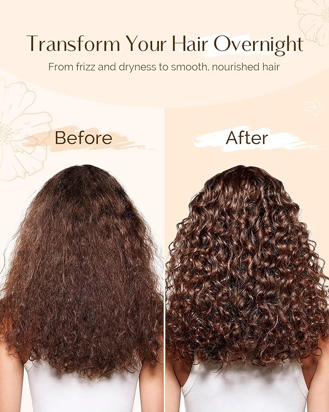 YANIBEST Long Bonnet Braid Bonnet for Sleeping Adjustable Satin Silk Bonnet for Braids Sleep Bonnet for Women Locs Ash Blue