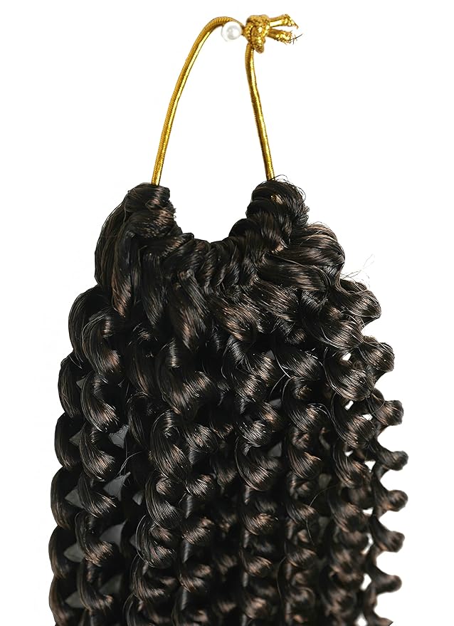 FUTAI Passion Twist Hair 7 Packs 12 Inch Pre Looped Water Wave Crochet Hair Bohemian Braids for Black Women