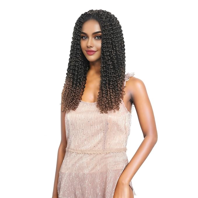 FUTAI Passion Twist Hair 7 Packs 18 Inch Pre Looped Water Wave Crochet Hair Bohemian Braids for Black Women