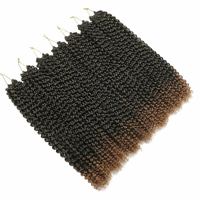 RIHANNAHAIR 7 Packs Passion Twist Hair 18 Inch Pre Looped Water Wave Crochet Hair Spring Twist Bohemian Braids for Black Women