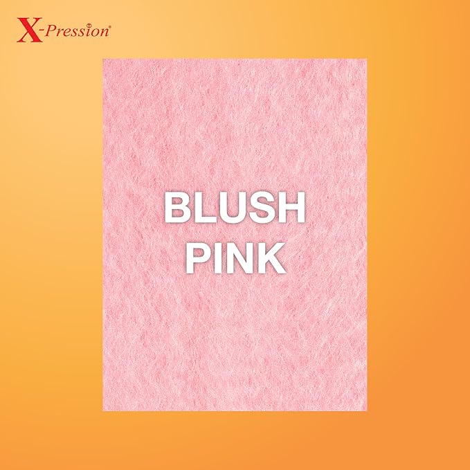 Sensationnel X-pression prestretched braiding hair - 3x braid 58 inch all kanekalon flame retardant synthetic braid for box braids and twists (1 pack, BLUSHPINK)