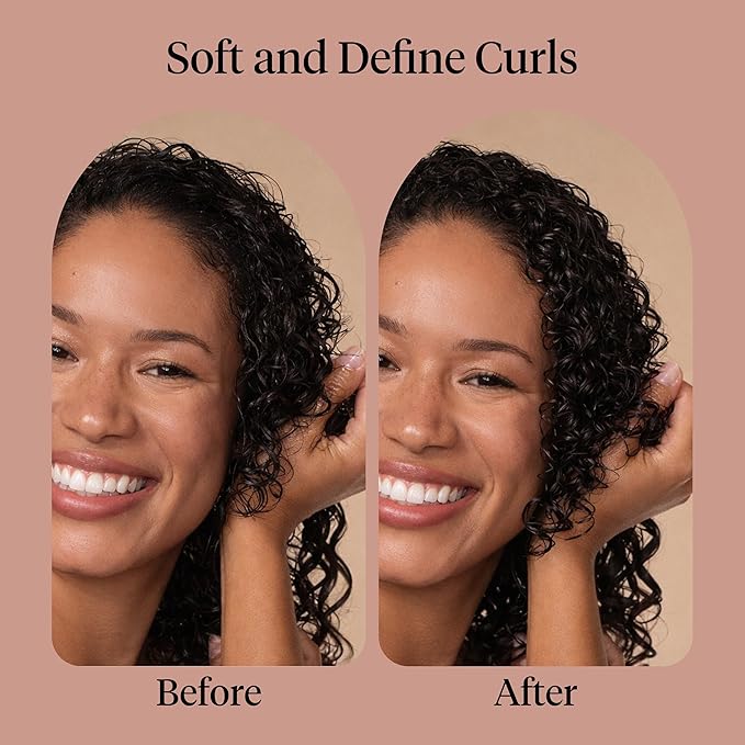 Kitsch Moisturizing Curl Cream for Curly Hair – Lightweight Curly Hair Products for Men & Women | Defines Curls, Controls Frizz & Boosts Shine | Hydrating Curling Cream - Ideal Gifts for Women