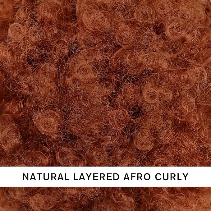 AISI QUEENS Afro Puff Drawstring Ponytail Extension for Black Women Afro Puff Bun Extension Short Afro Kinkys Updo Hairpieces for Black Women(350#)