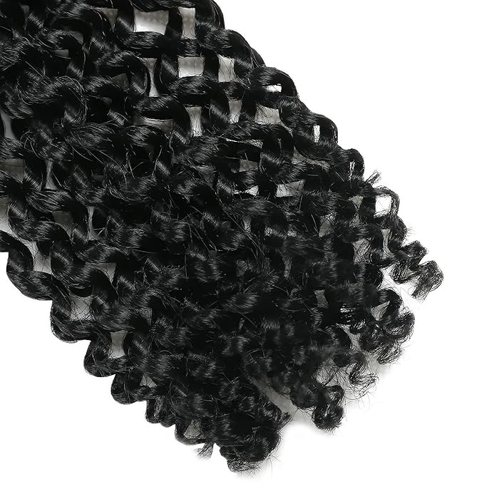 RIHANNAHAIR 7 Packs Passion Twist Hair 24 Inch Pre Looped Water Wave Crochet Hair Spring Twist Bohemian Braids for Black Women