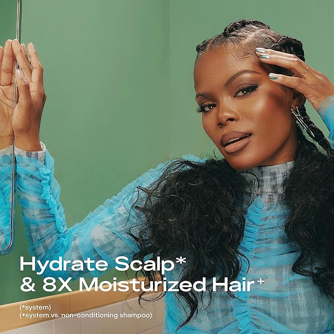 SheaMoisture Scalp Moisture Shampoo Aloe Butter & Vitamin B3 Hair Care with a Boost of Hydration To Hydrate Scalp + Moisturized Hair 13 oz