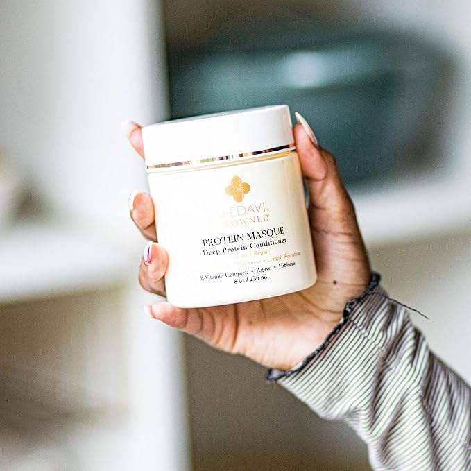 Shedavi Hair Masque - Protein Treatment with Keratin Building Aminos for Dry, Damaged Hair