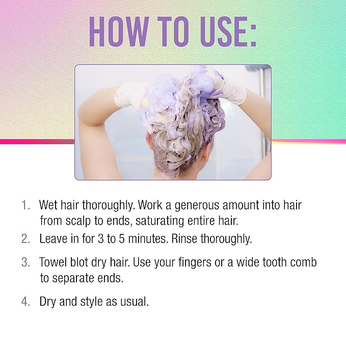 Punky Colour 3-in-1 Color Depositing Hair Cleanser & Conditioner - Tones & Refreshes Color, Sulfate-Free, 8.5 fl oz. (Yellow Out)