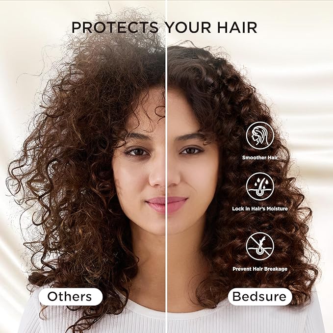 Bedsure Body Pillow Cover 20x54 Inches - Lavender Satin Similar to Silk Pillowcase for Hair and Skin, Cooling and Silky Long Body Pillow Pillowcase with Envelope Closure, Gifts for Women Men