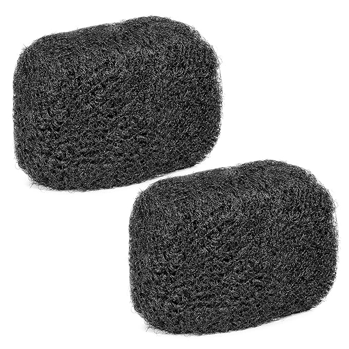 Locsanity Afro Kinky 100% Bulk Natural Human Hair - Braiding Hair for Dreadlocks, Loc Repair, Dreadlock Extensions, Twists, Braids - 16 Inches Long, 1 Oz