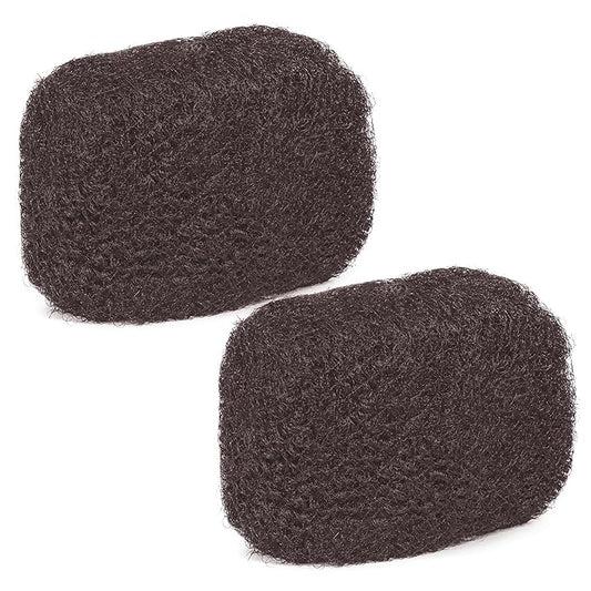 Locsanity Afro Kinky 100Percent Bulk Natural Human Hair - Braiding Hair for Dreadlocks, Loc Repair, Dreadlock Extensions, Twists, Braids - 8 Inches Long, 1 Oz #2 2 - Dark Brown