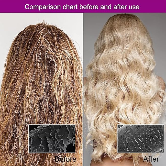 Thermal Conditioning Heat Cap – Reusable Cordless Cap with Flaxseed Filling | Hair Steamer Bonnet for Deep Conditioning, Home and Professional Use, Hair Repair and Moisturizing