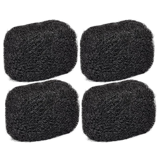 Locsanity Afro Kinky 100% Bulk Natural Human Hair - Braiding Hair for Dreadlocks, Loc Repair, Dreadlock Extensions, Twists, Braids - 8 Inches Long, 1 Oz #NA