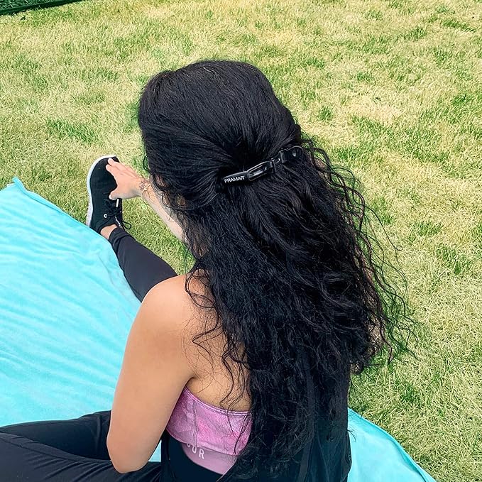 FRAMAR Black Alligator Clips For Hair Styling 10 Pack – Professional Alligator Hair Clips For Women, Hair Clip For Women, Black Hair Clips For Styling – Firm Hold Without Slipping