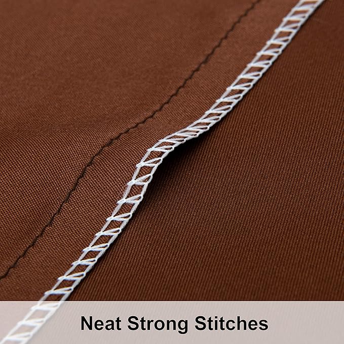 NTBAY Satin Body Pillowcase for Hair and Skin, Luxurious and Silky Pillow case with Envelope Closure, 20x54 Inches, Brown