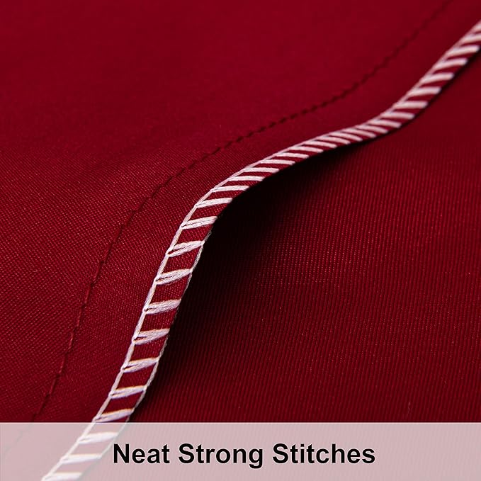 NTBAY Satin Body Pillowcase for Hair and Skin, Luxurious and Silky Pillow case with Envelope Closure, 20x54 Inches, Wine Red