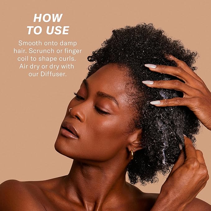 Rizos Curls Defining Custard – Long Hold, Shine & Frizz Control – Defines & Moisturize All Curl Types: Wavy, Curly, Coily 1a–4c – Sulfate & Paraben Free