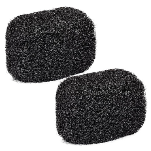 Locsanity Afro Kinky 100% Bulk Natural Human Hair - Braiding Hair for Dreadlocks, Loc Repair, Dreadlock Extensions, Twists, Braids - 16 Inches Long, 1 Oz