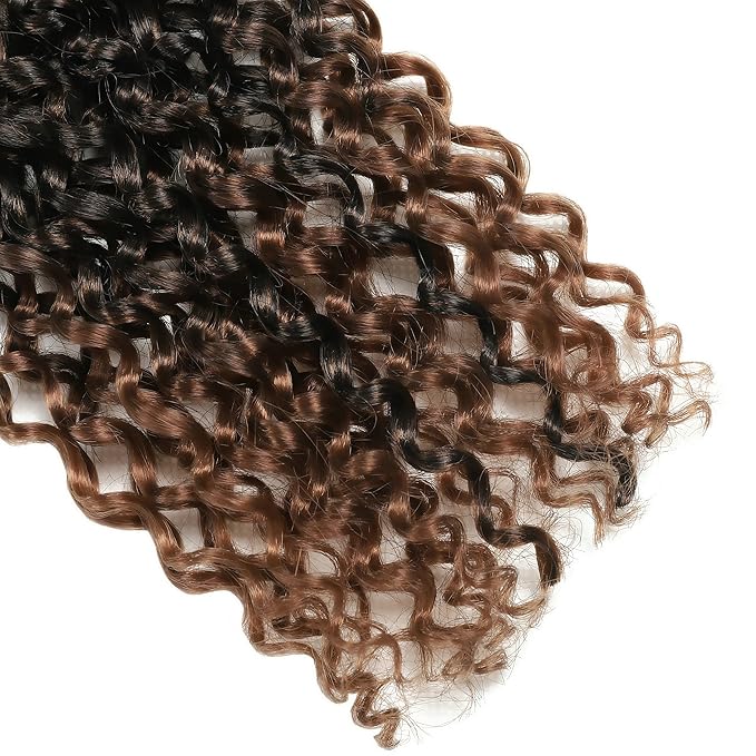 RIHANNAHAIR 7 Packs Passion Twist Hair 18 Inch Pre Looped Water Wave Crochet Hair Spring Twist Bohemian Braids for Black Women