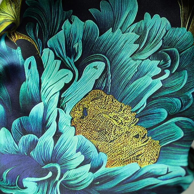 100% Mulberry Silk Bonnet for Sleeping Women, Handmade in USA 19 Momme Double Layer Reversible Silk Hair Wrap with Adjustable Ties, Non-Slip Sleep Cap for Curly & Natural Hair