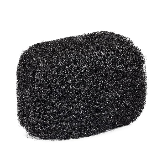 Locsanity Afro Kinky 100% Bulk Natural Human Hair - Braiding Hair for Dreadlocks, Loc Repair, Dreadlock Extensions, Twists, Braids - 10 Inches Long, 1 Oz