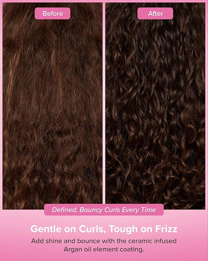 Bellissima Diffon Worldwide Diffuser Hair Dryer for Curly Hair - Dual Voltage 2-in-1 Blow Dryer with Diffuser - Reduces Frizz, Defines Curls, Volumizes - Lightweight, Easy Hold Handle