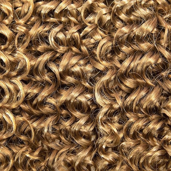 YXCHERISHAIR 8 Packs Curly Crochet Hair 18inch GoGo Curl Crochet hair for Women Deep Wave Braiding hair,Synthetic Bohemian Crochet Braid Water Wave Crochett hair Extensions(18inch,27#)